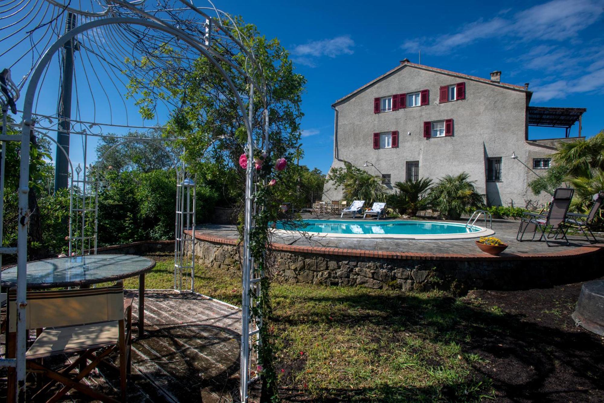 277 - Il Frantoio Della Marchesa - Giardino E Piscina Nel Verde Di Sestri Levante Extérieur photo